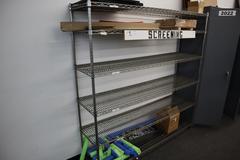Eagle Wire Rack with 6 Adjustable Shelves and Contents