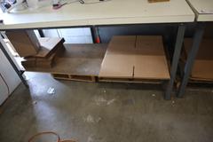 Shipping Desks (2pcs) with Contents of Boxes, Bags, File Organizers, Shipping Suplies