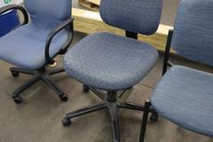 Blue Office Chairs (5)