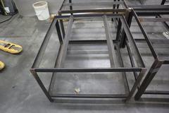 Welded Angle Iron Steel Work Platforms (4pcs) 32" x 32" x 22"