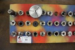 5C Collets with Colorful Wood Divider Rack