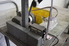 Dayton 1" Belt Sander, 1/2 HP with Work Bench - Single Phase