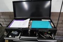 Waterloo Rolling Tool Chest with Top Box and assorted Contents