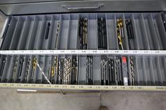  Huot Large 4 Drawer Cabinet of Metric Drills