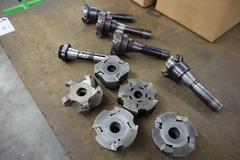 R8 Shell Mill Tool Holders and Assorted Shell Mills