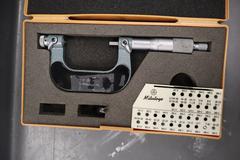 Mitutoyo Standard Micrometers 1-2", 2-3", 3-4", In Protective Cases