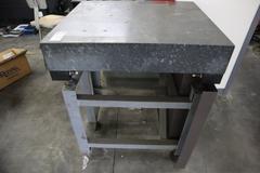 MItutoyo Granite Surface Plate with Stand, 29.5" x 33.5" x 8/25" Granite
