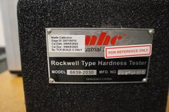 MHC Model 6639-2030 Rockwell Type Hardness Tester with Accessories In Case
