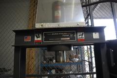 Dura-Press Force 10 H-Fram Shop Press, Electric, 10 Ton, 20" BH, Adjustable Bed, Single Phase