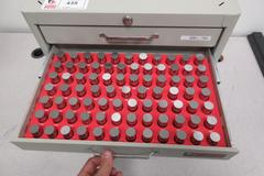 Vermont Gage Pin Set in 4 Drawer Organizer, .626" - 1.000"