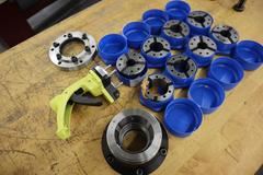 Royal Quick-Grip 52 Collet System w Collet Nose, Collets and Royal Collet Change Gun