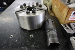 Kitagawa B-206 6" 3-Jaw Chuck wiht Assorted Steel and Aluminum Jaws and More.