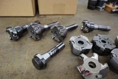 R8 Shell Mill Tool Holders and Assorted Shell Mills