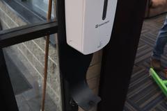 Gianisan Floor Mount Hand Sanitizer Dispenser, Battery Operated