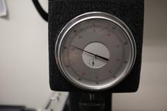 MHC Model 6639-2030 Rockwell Type Hardness Tester with Accessories In Case
