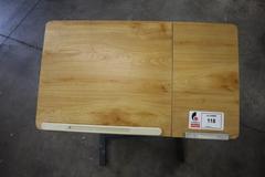 Writing  Desk, Rolling Adjustable Height