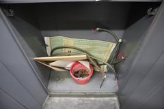 Tennsco 2-Door Metal Cabinet with Contents