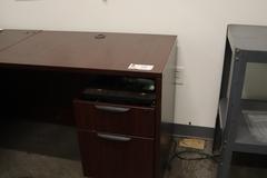 Wood Desk with Return