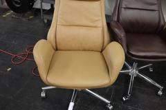 Highback Office Chairs on Casters (3)