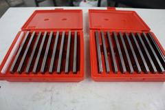 Steel Parallel Sets 6" x 1/8" (2 Sets) In Plastic Cases 1/2" -1-5/8"
