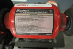Bauer 6" Double End Pedestal Grinder - Single Phase, 2.1 Amp, 1/2" Arbor, Pedestal Base
