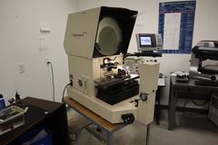 S-T INdustries 20-3700 OPtical Comparator, 14" Screen, Quadra-Check 200 DRO, Surface and Profile Illumination, Portable Stand