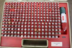 SPI Class ZZ Pin Gage Set .251" - .500", In Plastic Carry Case
