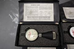 SPI Dial Chamfer Gages (4pcs) in Cases, (2) 0-90 Degree, (2) 90-127 Degree, .001" Graduations