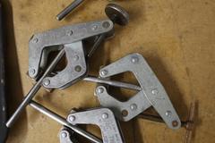 Kant Twist Clamps (4pcs) 2", (2) 6" Irwin C-Clamps, (1) 4" C-Clamp