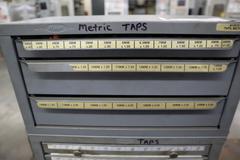 Huot Tap Indexes (2) SAE 2-56 to 1"-12, (1) Metric 3mm - 24mm, with Contents of Taps