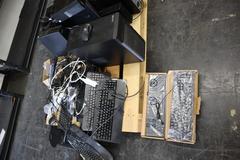 Pallet of Dell Computer Towers, Keyboards, Mice and More