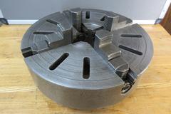 Kitagawa 16" Independent 4-Jaw Lathe Chuck, D1-6 Camlock Mounting, Hardened Step Jaws