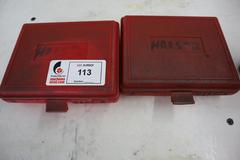 Steel Parallel Sets (2) Complete in Plastic Cases, 1/2" - 1-5/8"