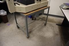 S-T INdustries 20-3700 OPtical Comparator, 14" Screen, Quadra-Check 200 DRO, Surface and Profile Illumination, Portable Stand
