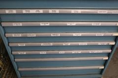 Lista HD Tool Cabinet LOADED with Perishable Cutting Tools, (14) Drawers
