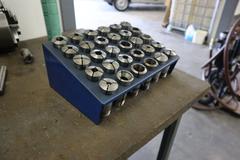 5C Collets with Metal Divider Rack