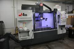 Haas VF-4SS CNC Vertical Machining Center, 50"x20"x25", 12K RPM, Probing, TS Coolant, 4th and 5th Axis Drive - New 2020
