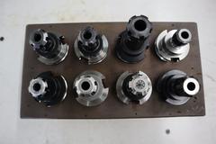 CAT40 Tool Holders (8pcs), ER16 & 20 Collet Type