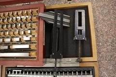Gage Block .050" - 4" (3 Sets), Mostly Complete with Gage Block Vises