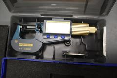 Digital Micrometers (3pcs), (1) Mitutoyo 0.-1" Blade Mic, (1ea.) Pro-Check 0-1" & 1-2" Mic
