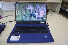 (4) Hewlett Packard Model 14-dq0055dx Laptop Computers, System info in photos.