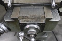 Bridgeport Vertical Mill with Acer Electronic Variable Speed Head, 0=4,500 RPM, 2 Axis DRO, Power Table Feed