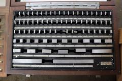 Mitutoyo, SPI, and Other Gage Block Sets in Wood Cases **Sets Not Complete**