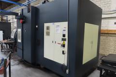 Johnford DMC-2100H Bridge Type CNC Vertical Machining Center with Fanuc 18i-MB, Renishaw Probing, 40 ATC, ONLY 8500 CUTTING HOURS