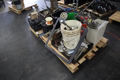 Scrap Materials on Pallets, Mixed, Steel, Aluminum, Copper Wire and More