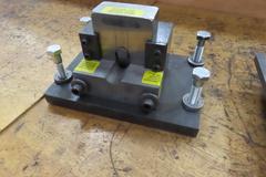 Edwards 50 Ton Hydraulic Iron Worker, Coper/Notcher, Flat Shear, Angle Shear, Single Phase