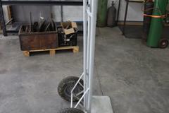 StrongWay Steel Hand Truck, 2 Wheel Dolley 1,000 Lb Cap, Air Tires