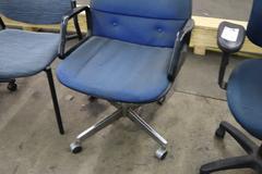 Blue Office Chairs (5)