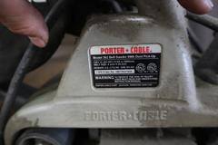 Porter Cable Model 362, 4 x 24" Belt Sander with Dust Pickup