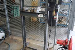 Dura-Press Force 10 H-Fram Shop Press, Electric, 10 Ton, 20" BH, Adjustable Bed, Single Phase